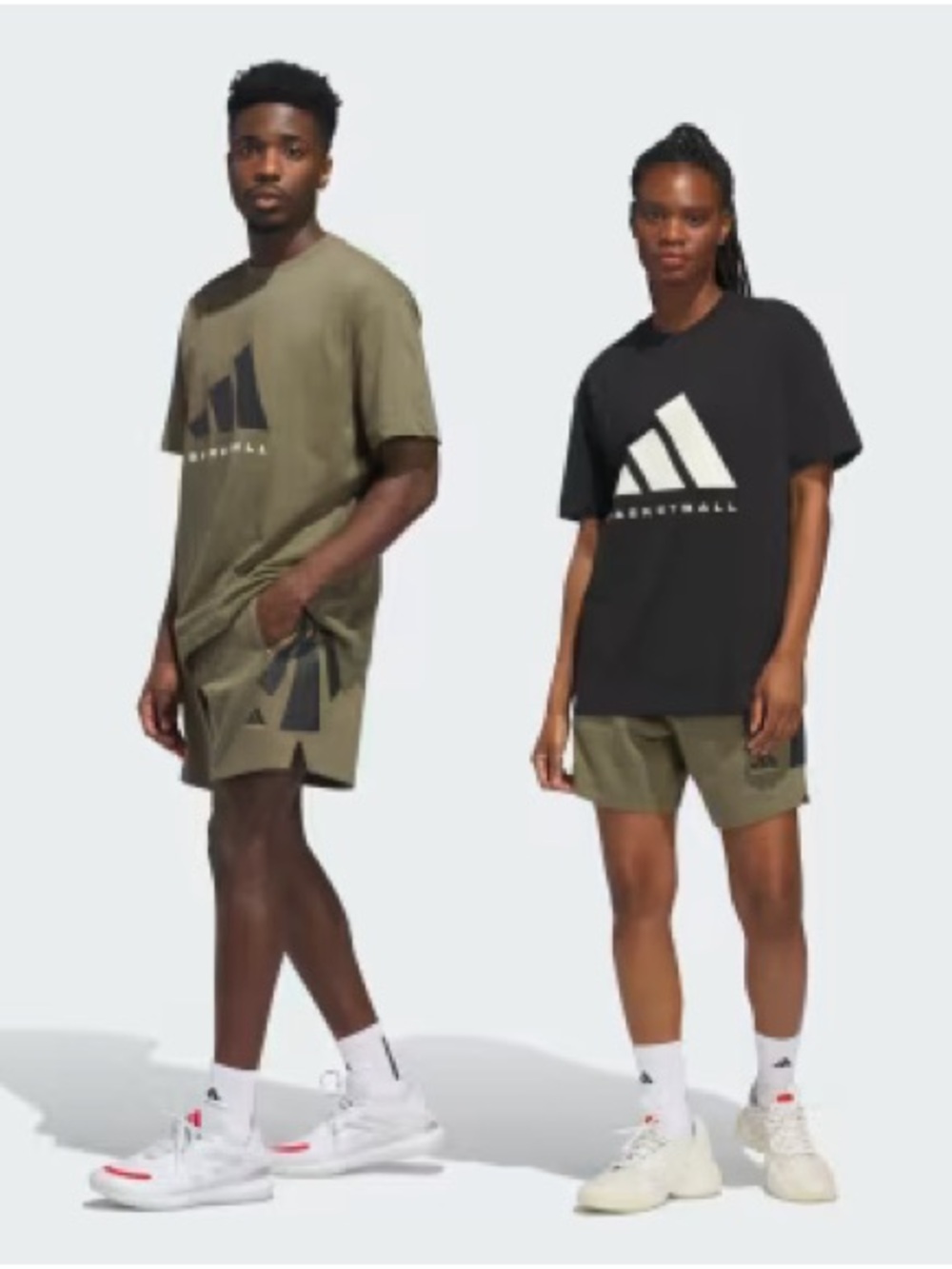 adidas women’s army green basketball Shorts